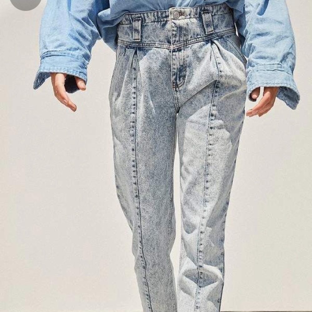 BDG high waisted acid wash jeans